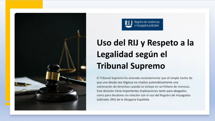 ¿Se puede vulnerar el derecho al honor por la inclusión en un fichero de morosos de una deuda litigiosa? El Tribunal Supremo lo aclara